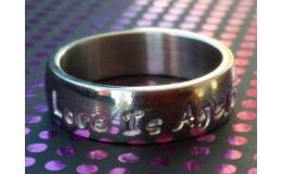 8mm Thin Shiny Ring
