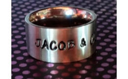10mm Silver Flat Ring